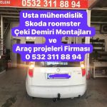 skoda roomster çeki demiri takma montajı ve araç proje firması ankara usta mühendislik