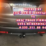 honda crv araçlara Çeki demiri montajı ve araç projesi ankara usta mühendislik