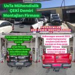 FORD ranger ve amarok kamyonet Çeki demiri takma maliyeti fiyatı çeki demiri montajı projesi usta mühendislik ankara05323118894