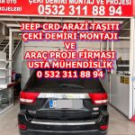 jeep crd Çeki demiri takma maliyeti fiyatı çeki demiri montajı projesi usta mühendislik ankara da 05323118894